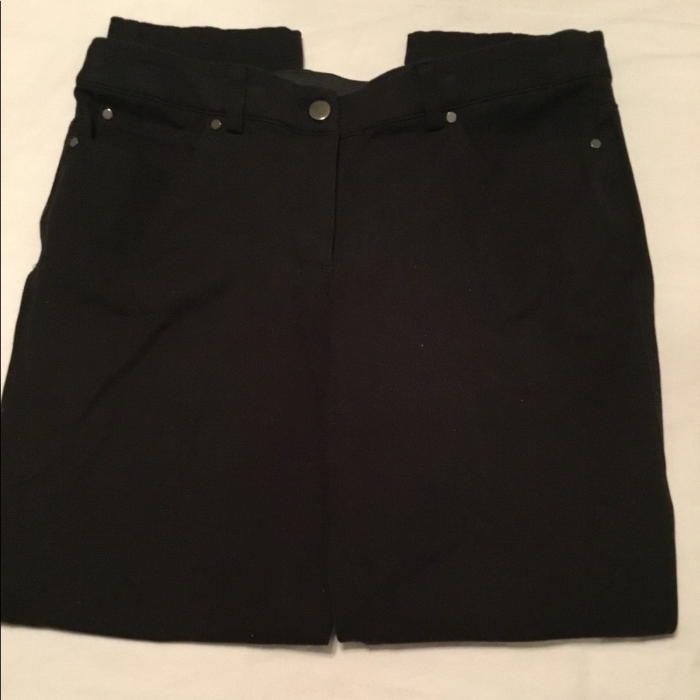 Rafaella Black Straight Leg Jeans Size 12